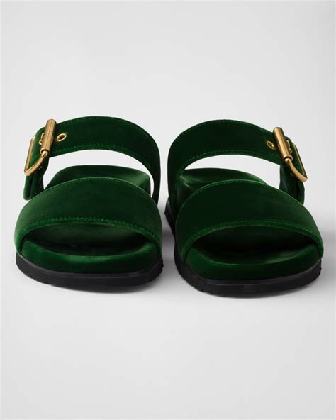 prada green slides